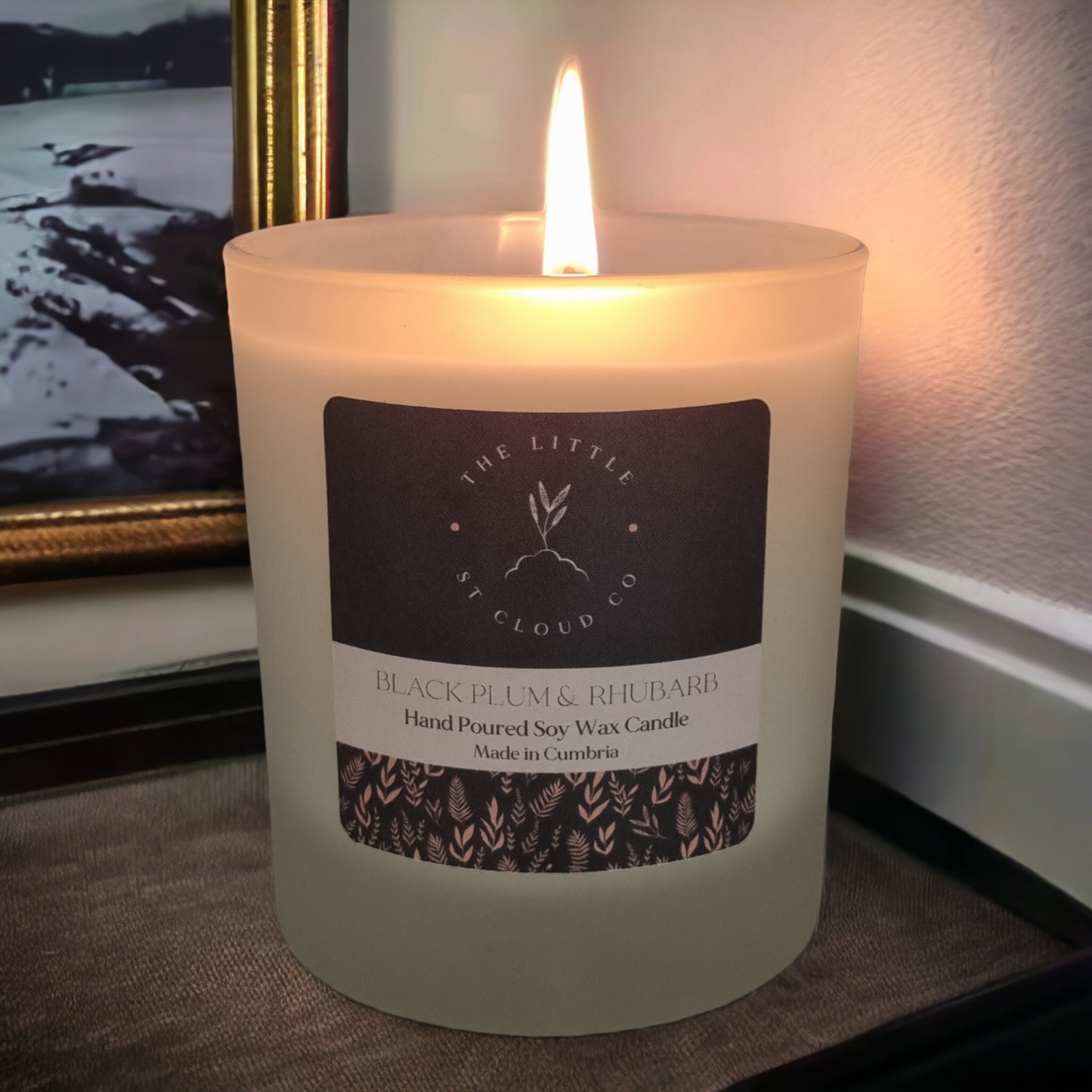 Black Plum & Rhubarb Candle Jar