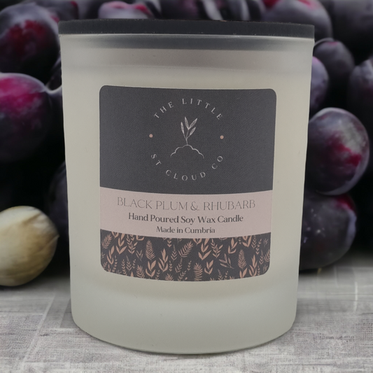 Black Plum & Rhubarb Candle Jar