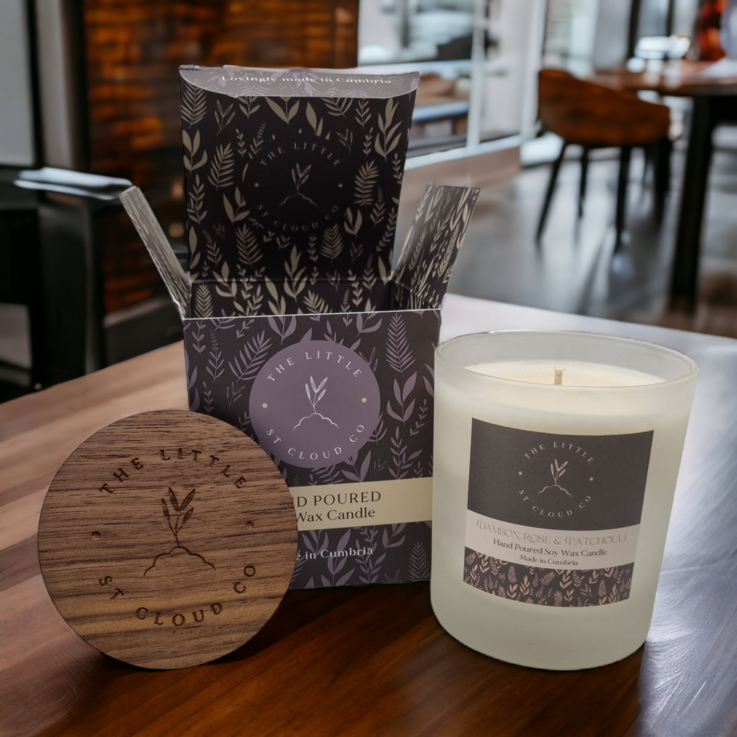 Damson, Rose & Patchouli Candle Jar