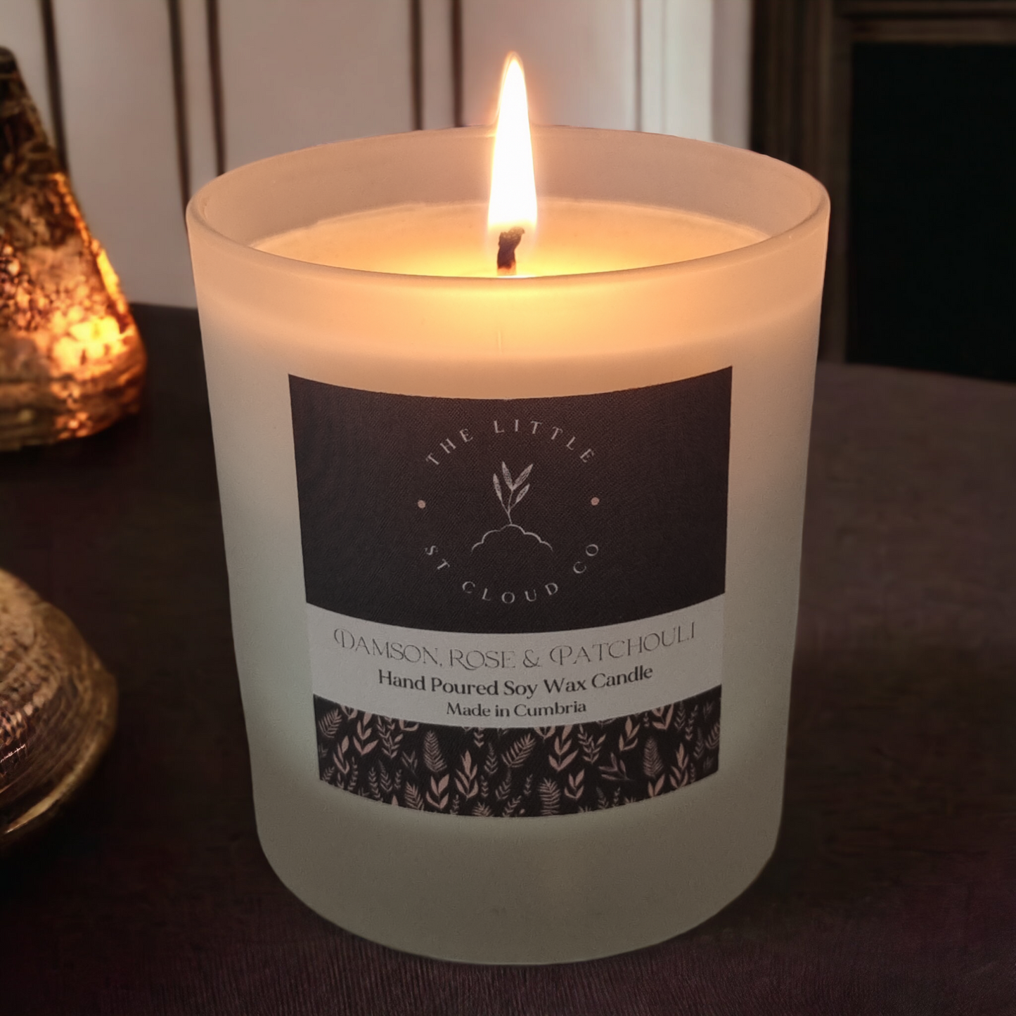 Damson, Rose & Patchouli Candle Jar