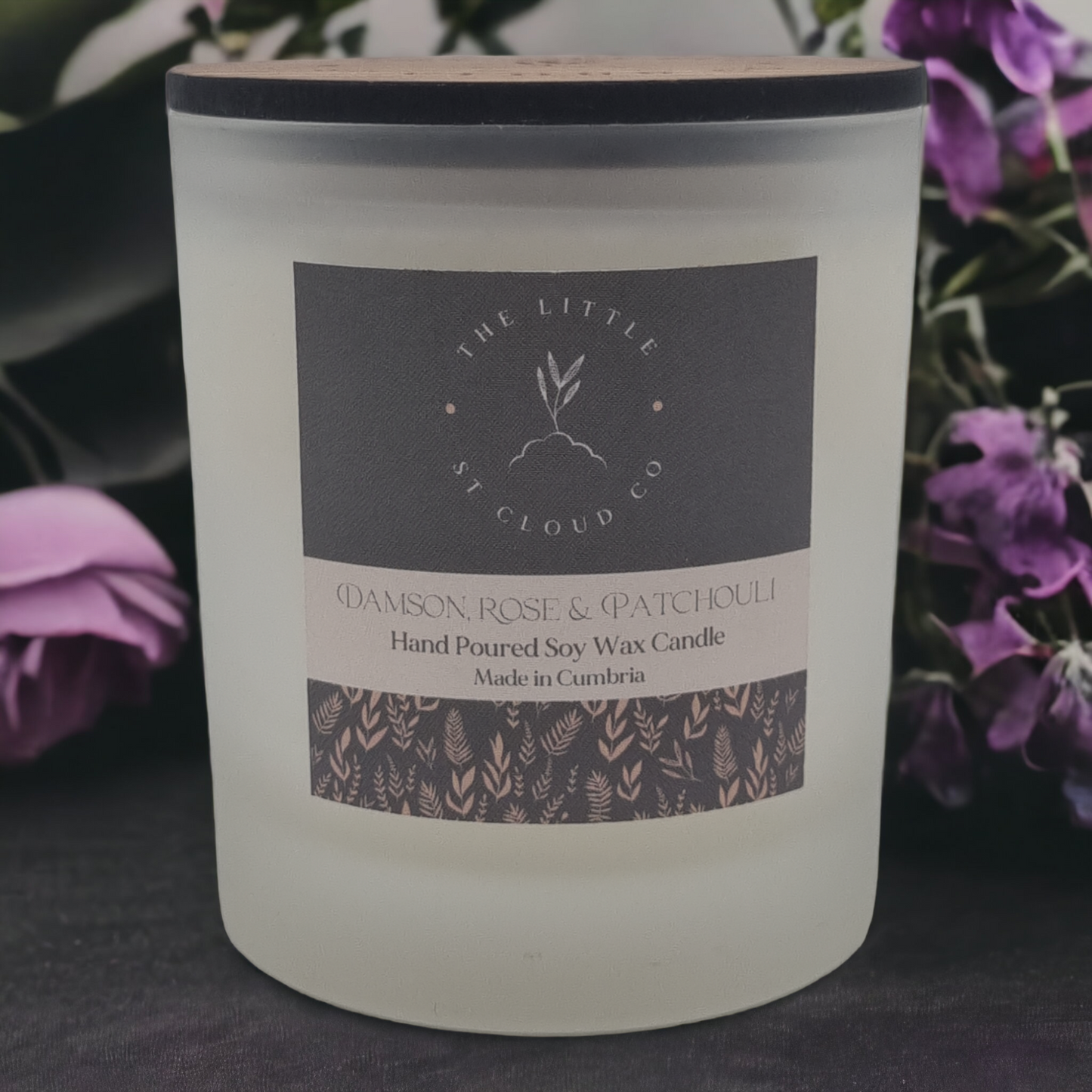 Damson, Rose & Patchouli Candle Jar
