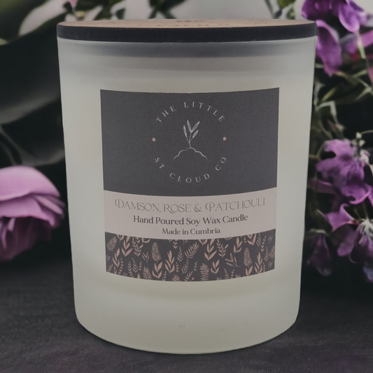 Damson, Rose & Patchouli Candle Jar