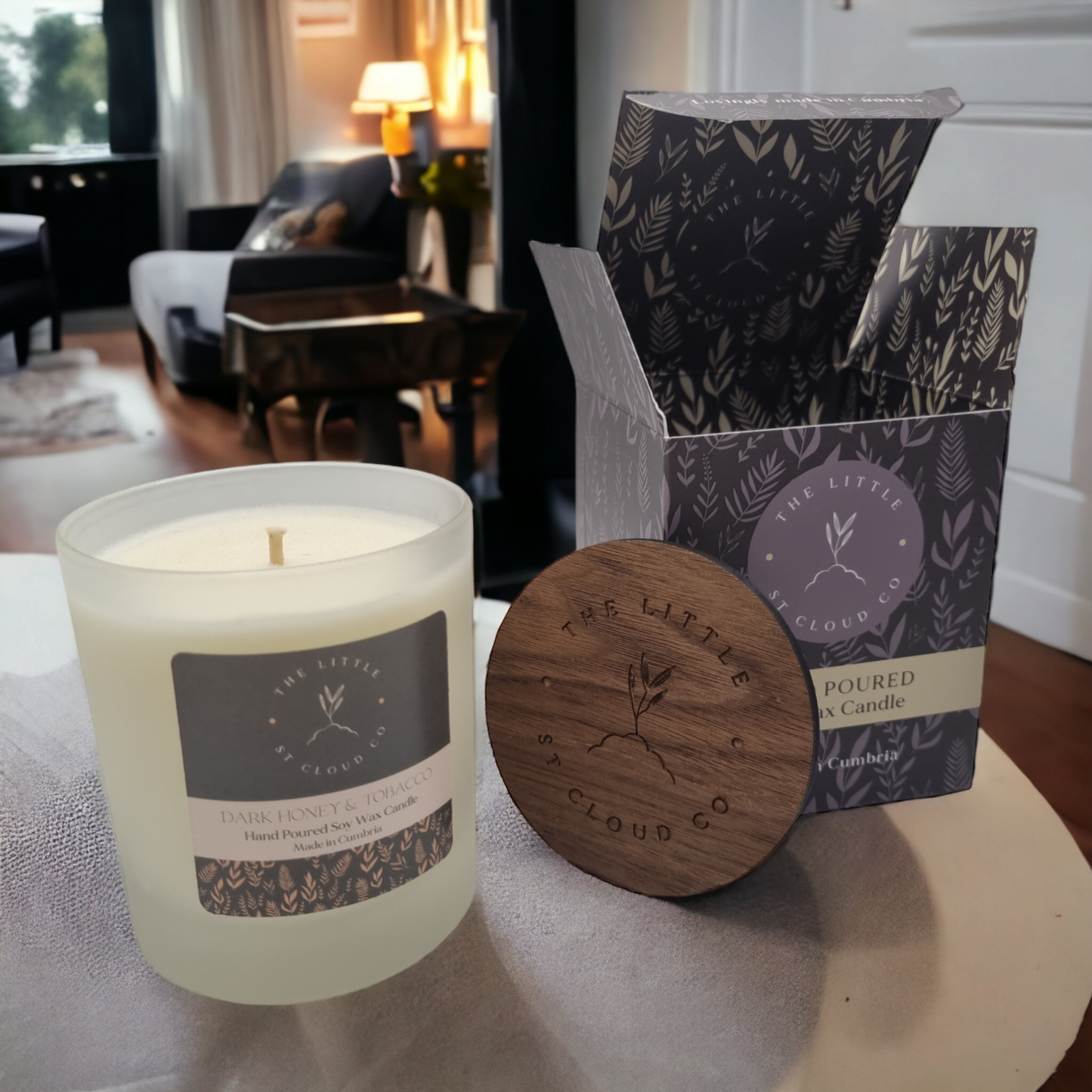 Dark Honey & Tobacco Candle Jar