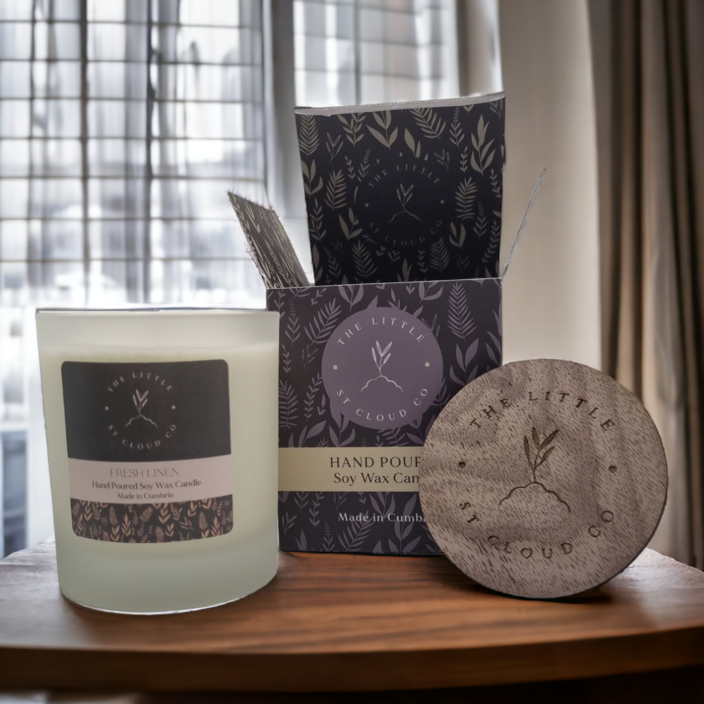 Fresh Linen Candle Jar