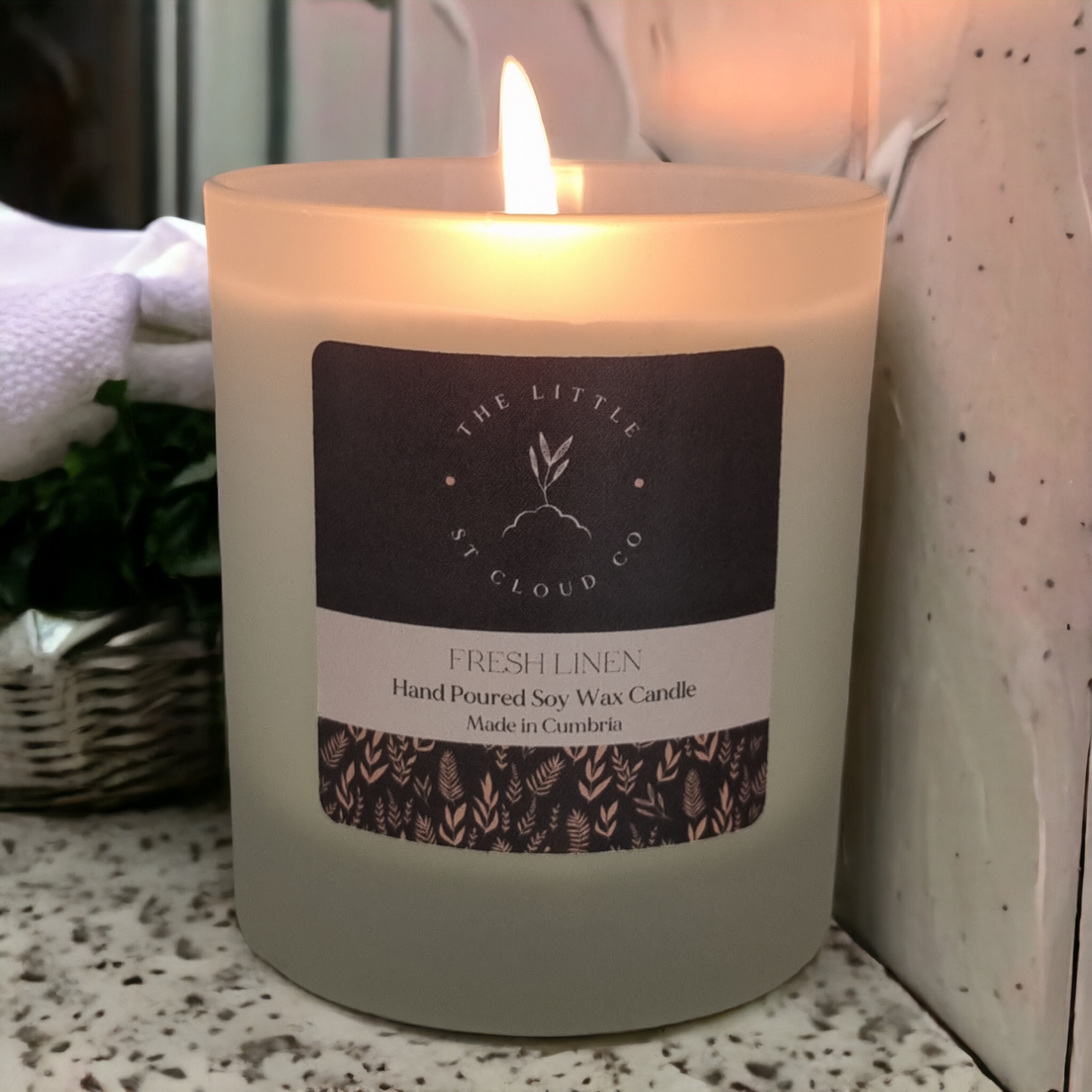 Fresh Linen Candle Jar