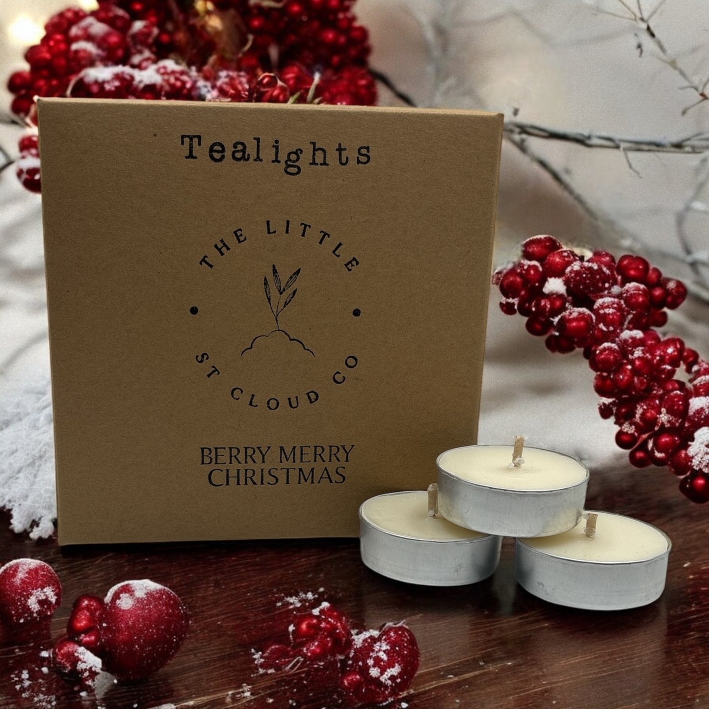 Berry Merry Christmas Tealights