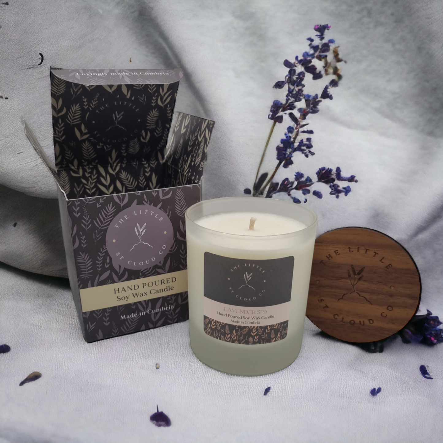 Lavender Spa Candle Jar