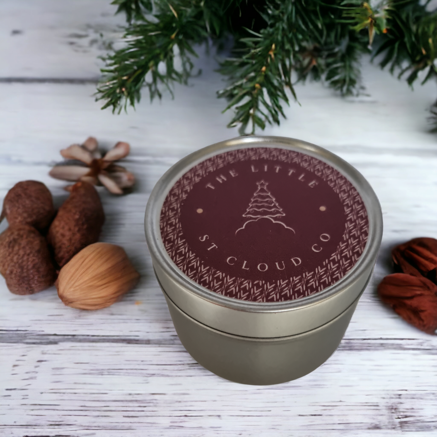 Nutcracker Candle Tin