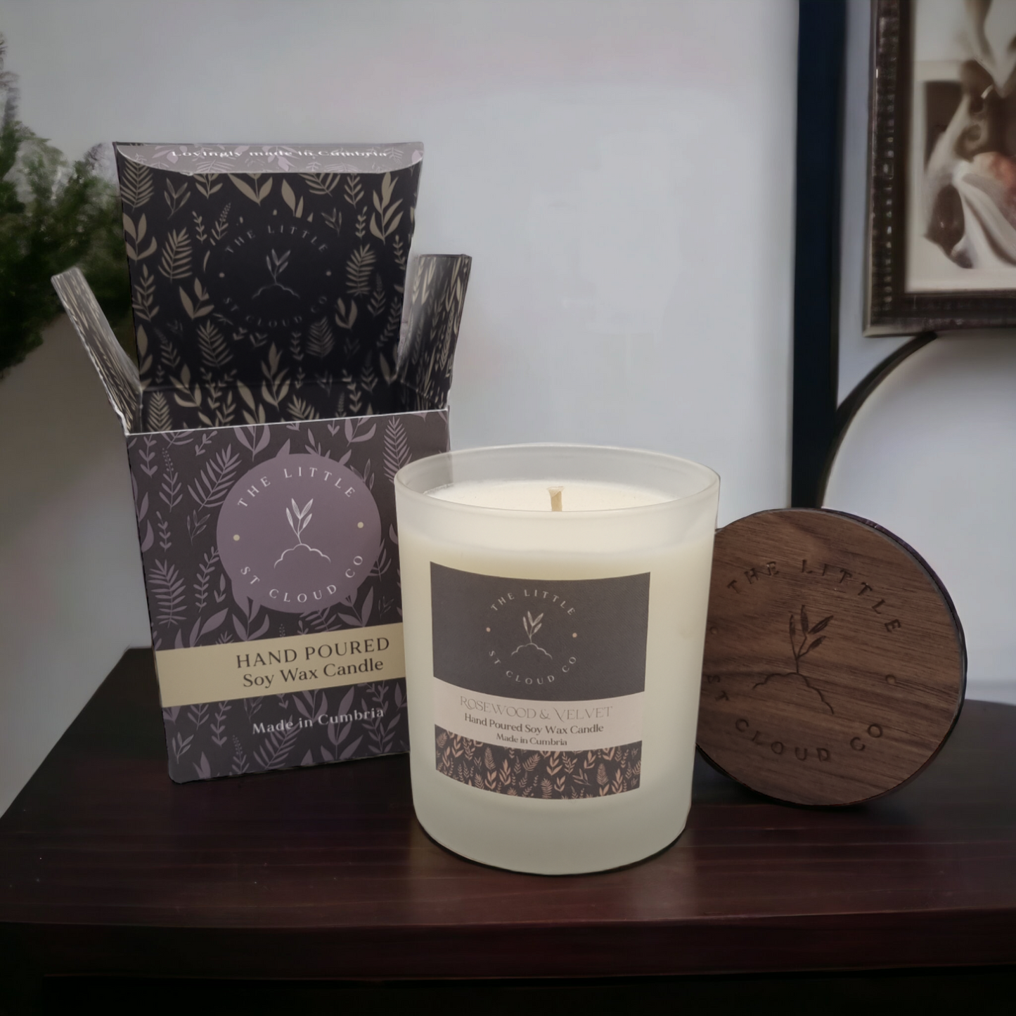 Rosewood & Velvet Candle Jar