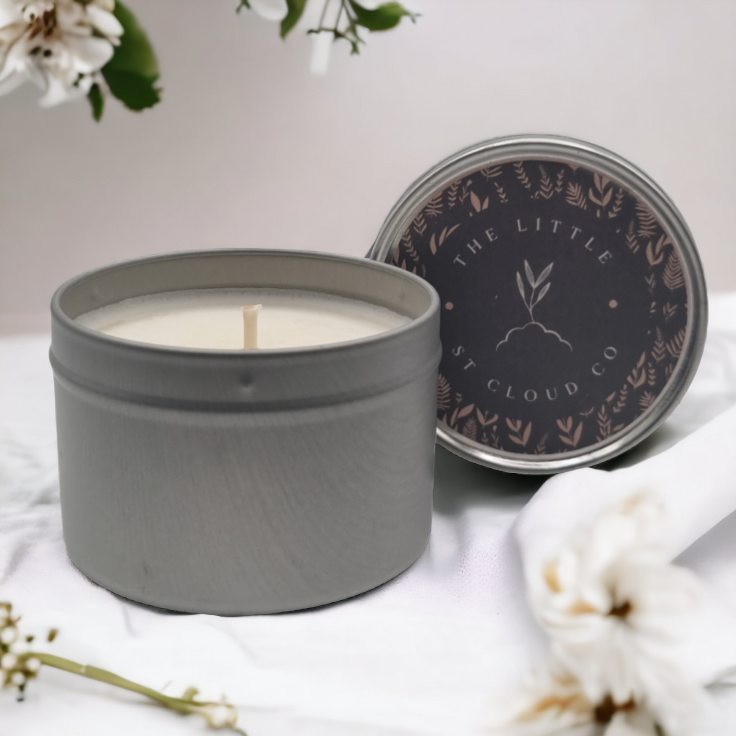 Rosewood & Velvet Candle Tin