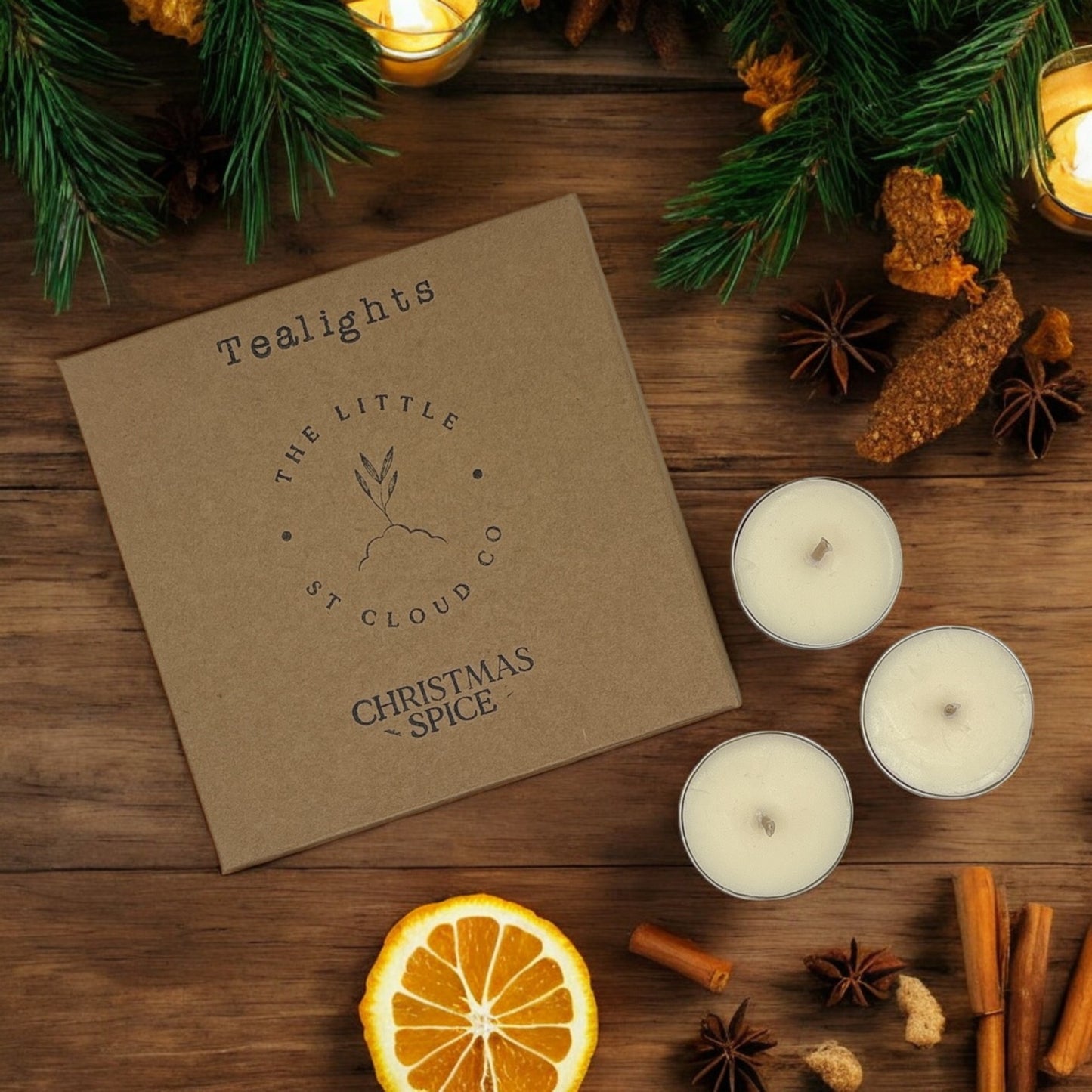 Christmas Spice Tealights