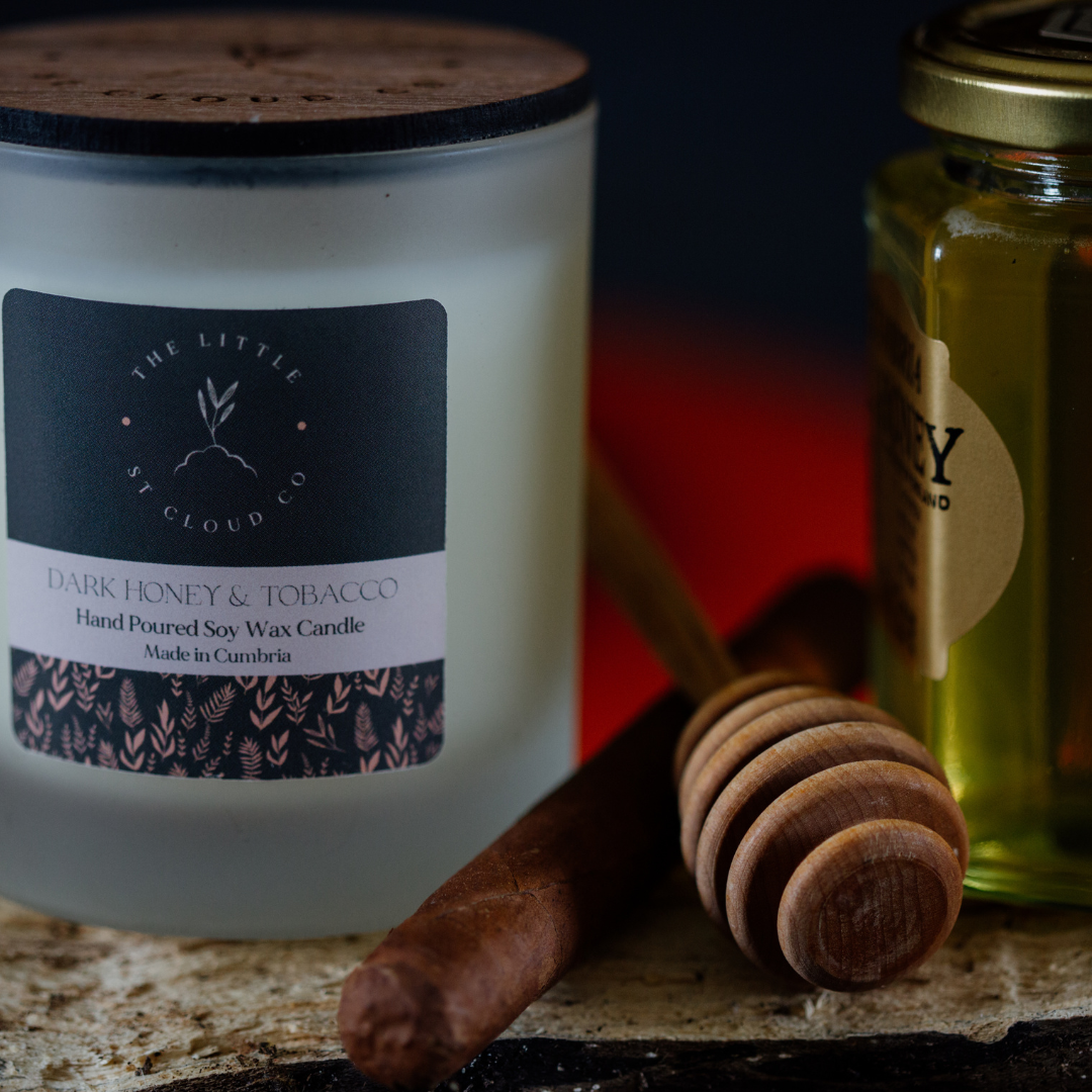 Dark Honey & Tobacco Candle Jar