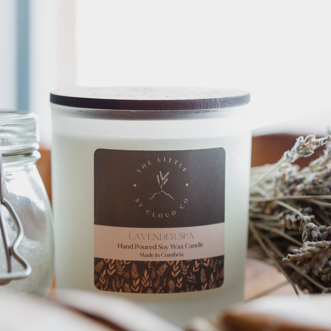 Lavender Spa Candle Jar
