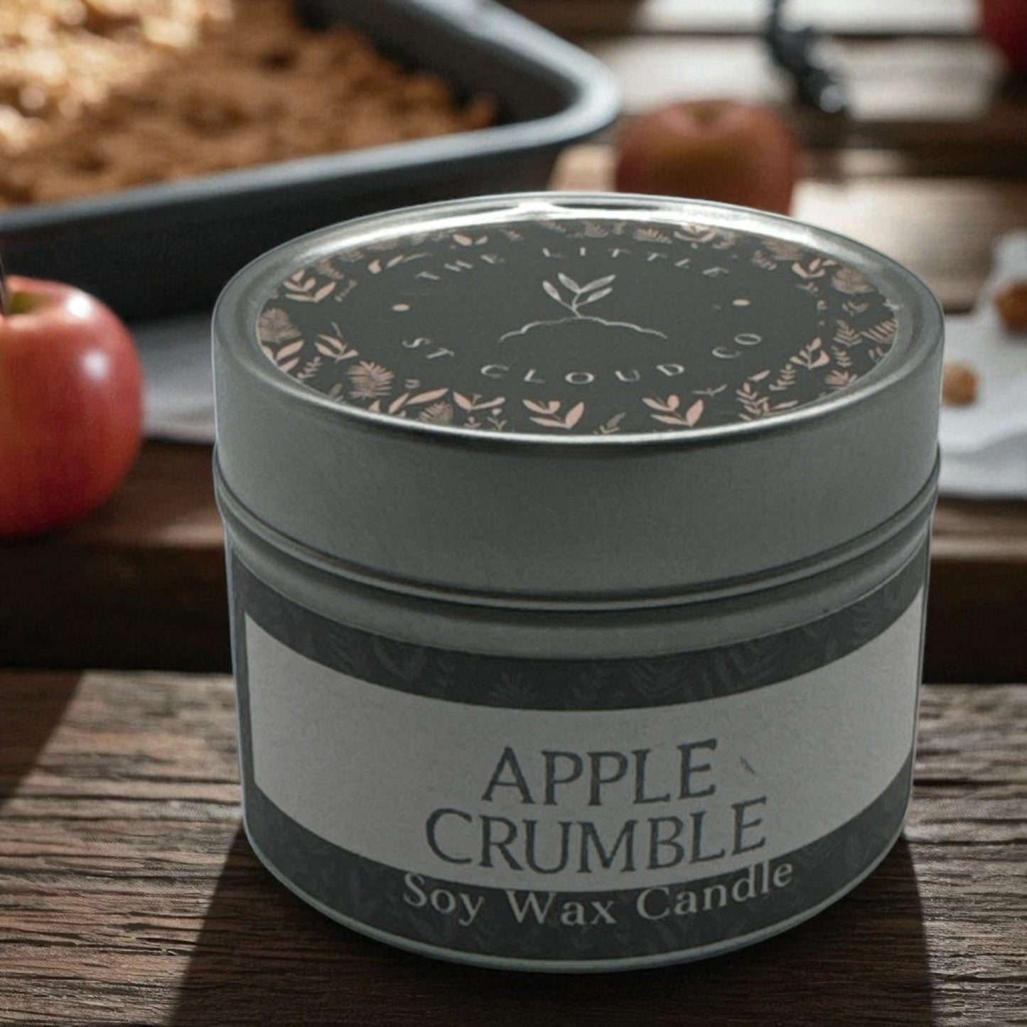 Apple Crumble Candle Tin