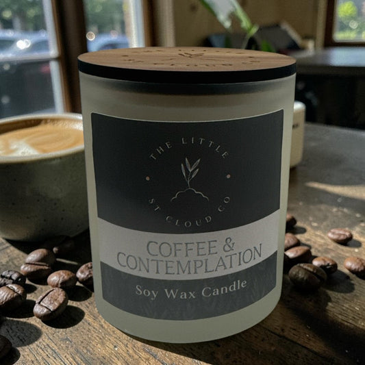 Coffee & Contemplation Candle Jar