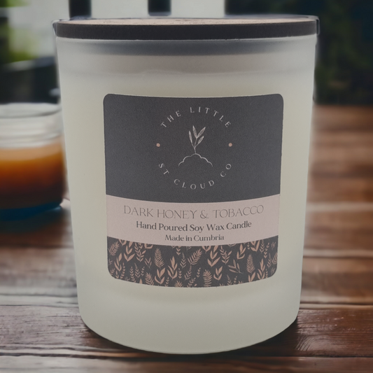 Dark Honey & Tobacco Candle Jar