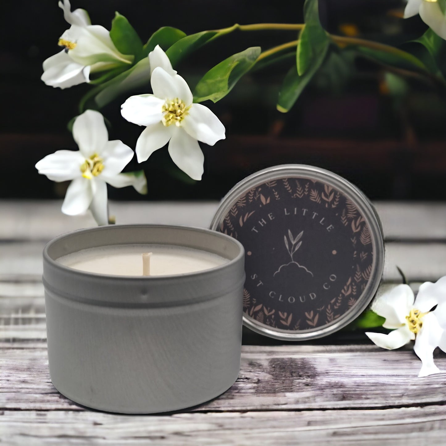 Himalayan Cedar & Jasmine Candle Tin