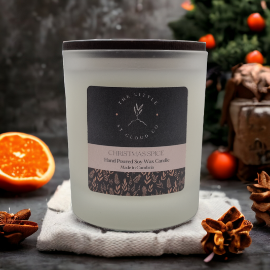 Christmas Spice Candle Jar