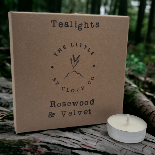 Rosewood & Velvet Tealights