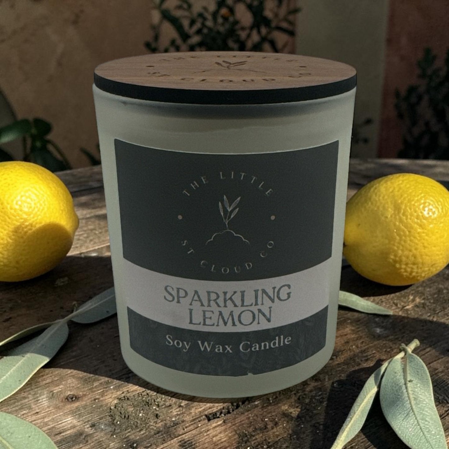 Sparkling Lemon Candle Jar
