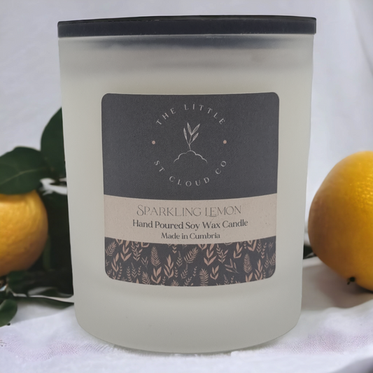 Sparkling Lemon Candle Jar